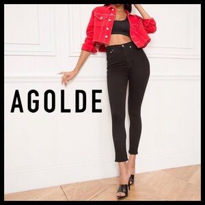 AGOLDE Premium Roxanne High-Rise (Filter Free) Skinny Jeans Size (28) Like NEW